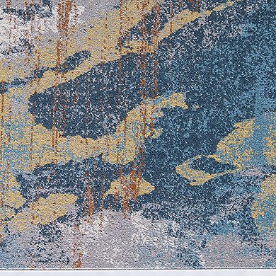 Rugs America Amelie Vintage Abstract Rug