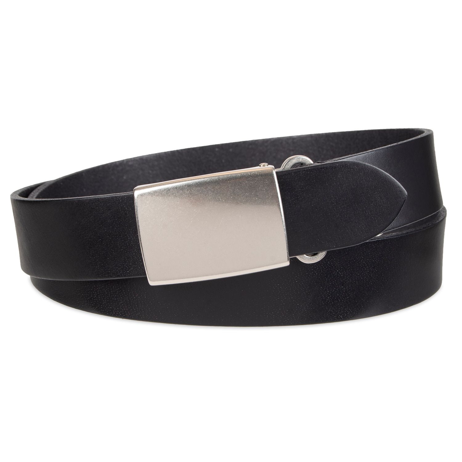 mens black leather dress belt