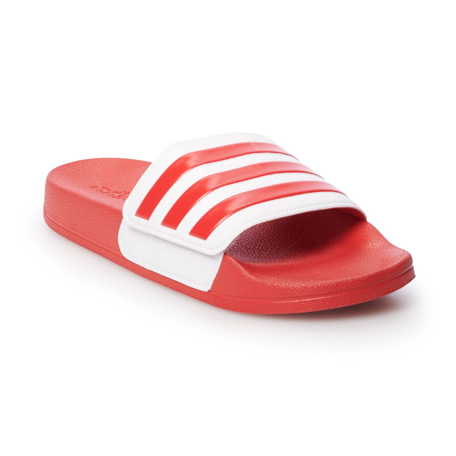 red adidas sandals