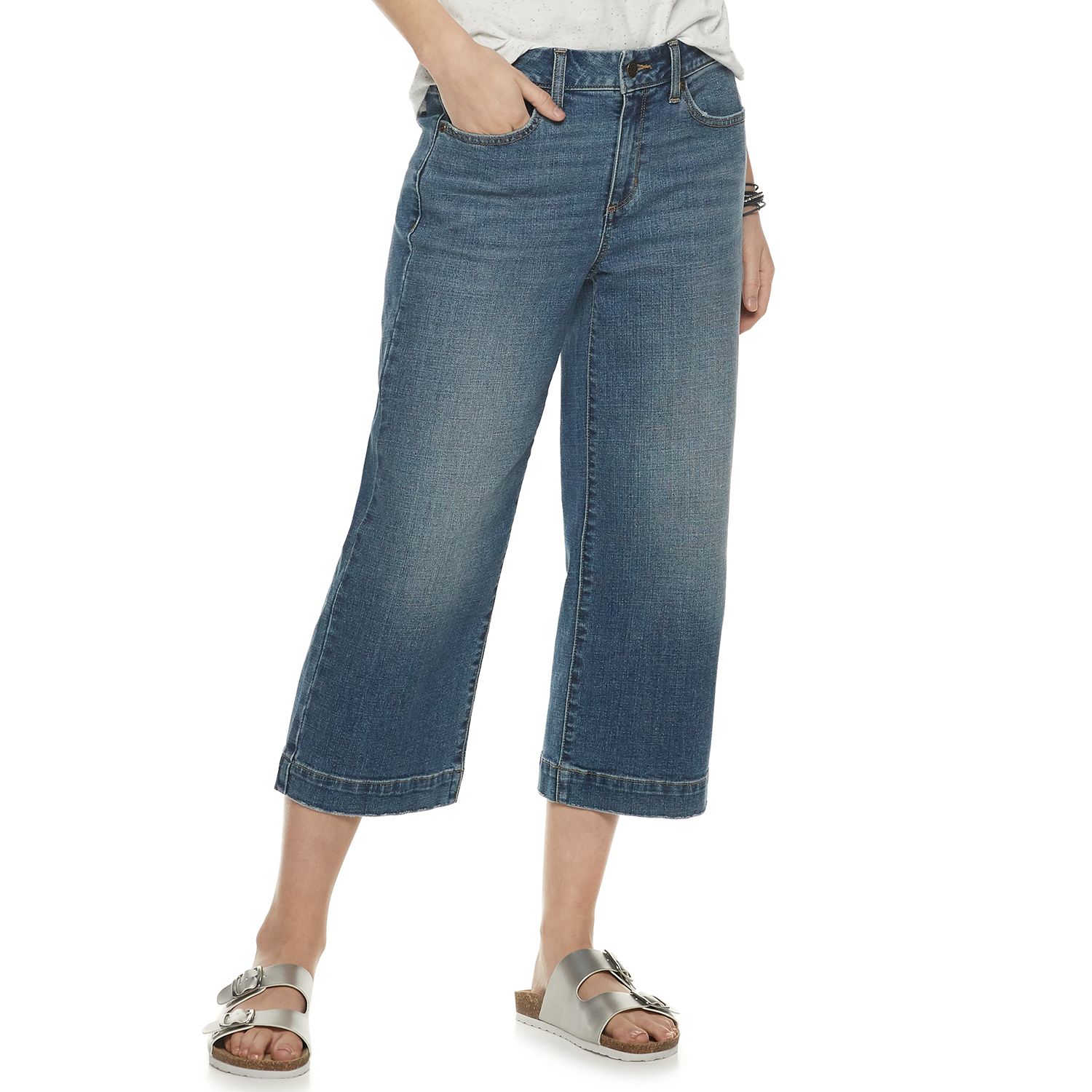 kohls cropped jeans