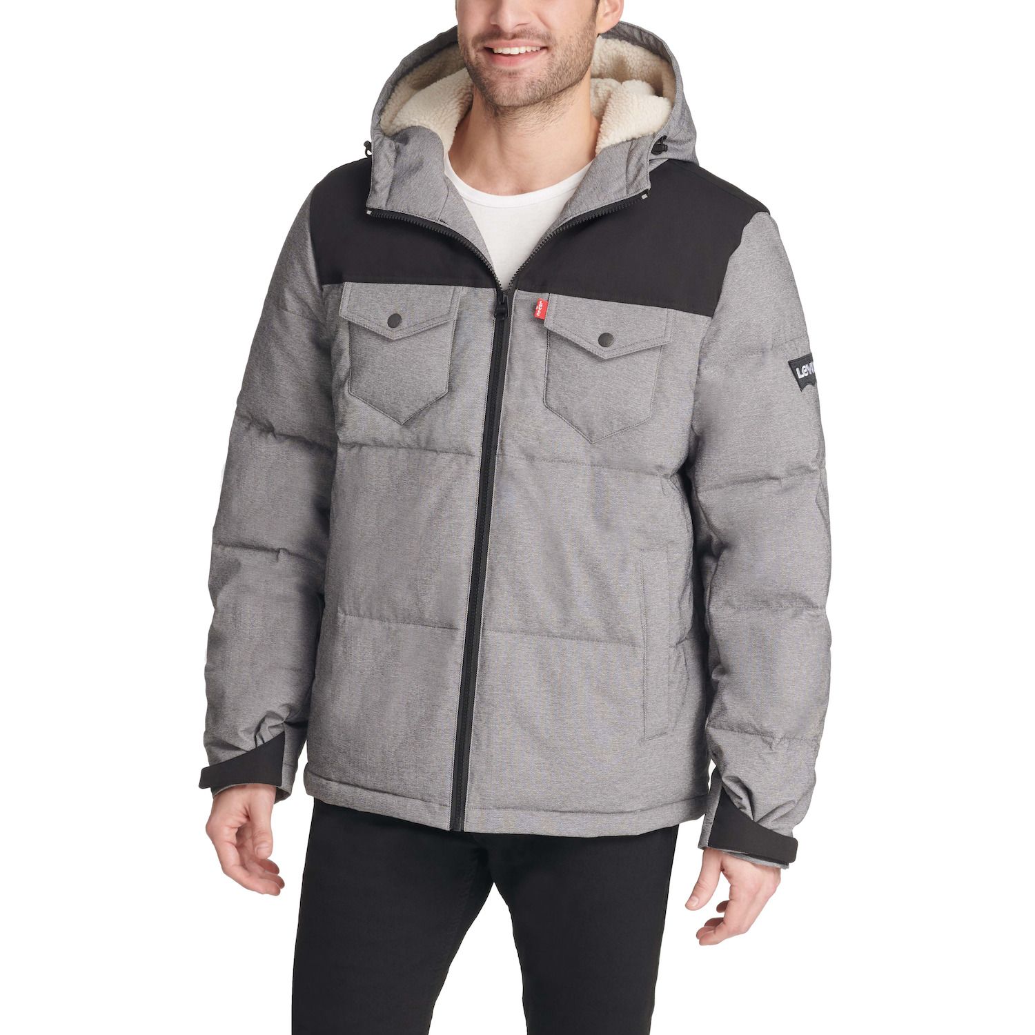 levi's quilted puffer jacket