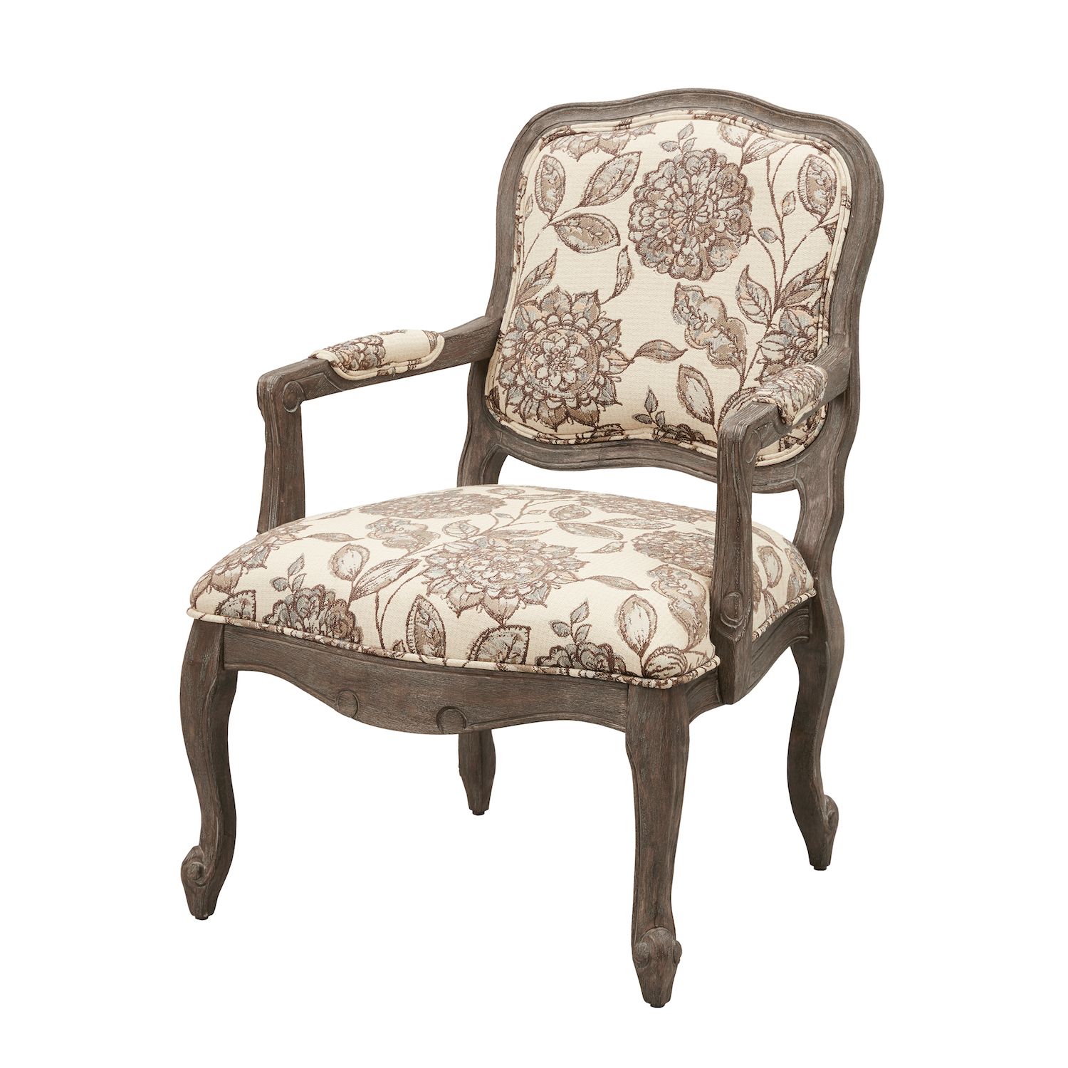 Madison Park Charlotte Camel Back Accent Chair   3913738 Floral