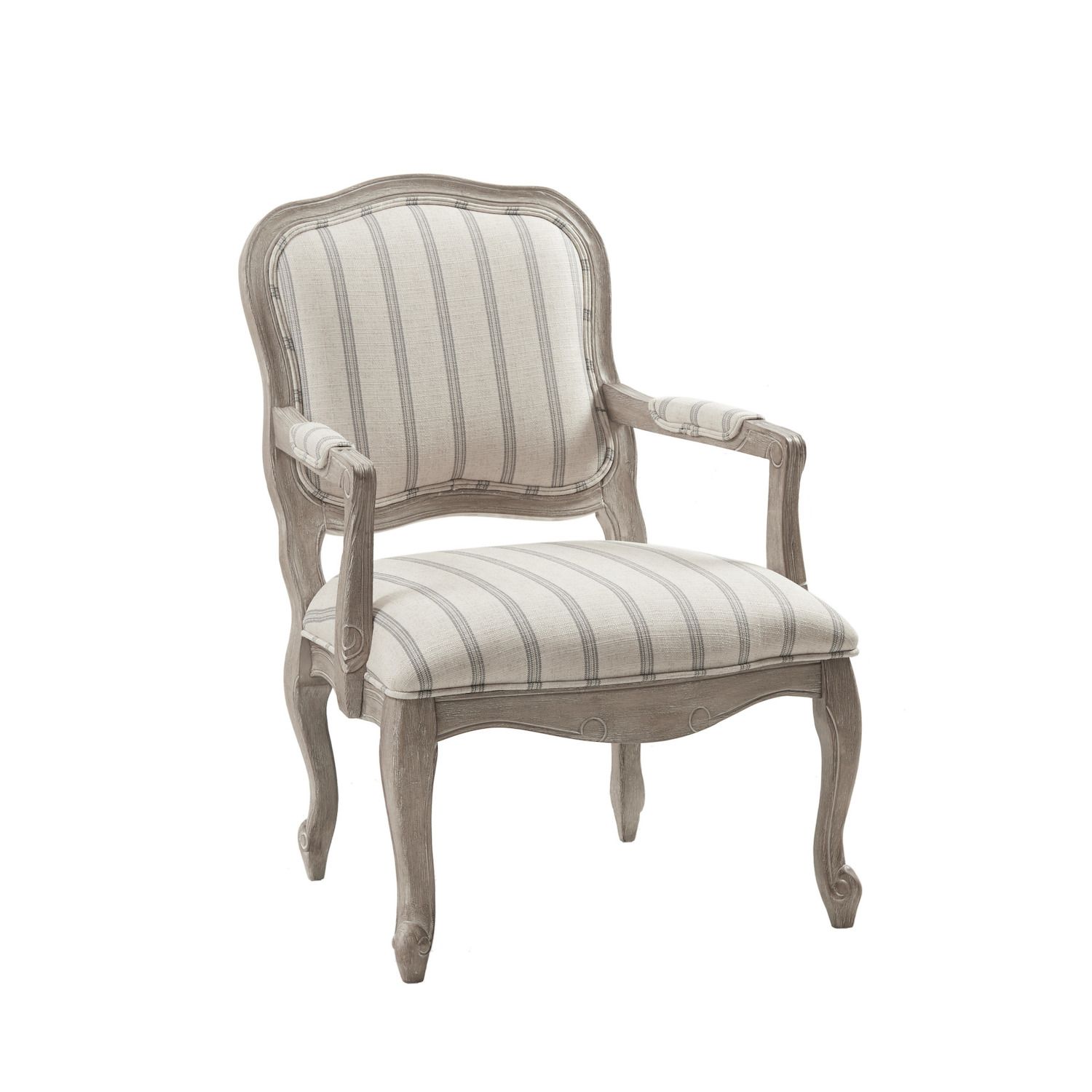 Madison Park Charlotte Camel Back Accent Chair   3913738 Natural