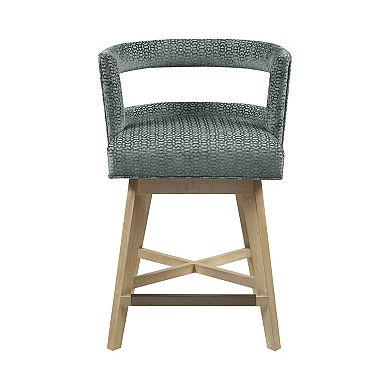 Madison Park Crimson Swivel Counter Stool