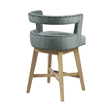 Madison Park Crimson Swivel Counter Stool