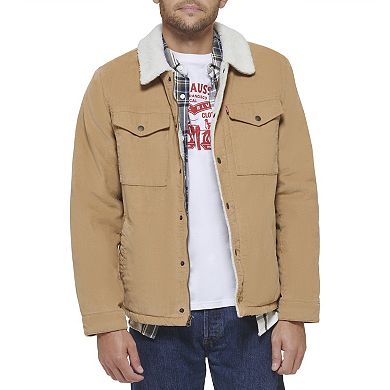 Men's Levi's Classic Corduroy Sherpa Trucker Jacket