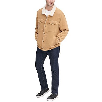 Men's Levi's® Classic Corduroy Trucker Jacket with Sherpa Lining