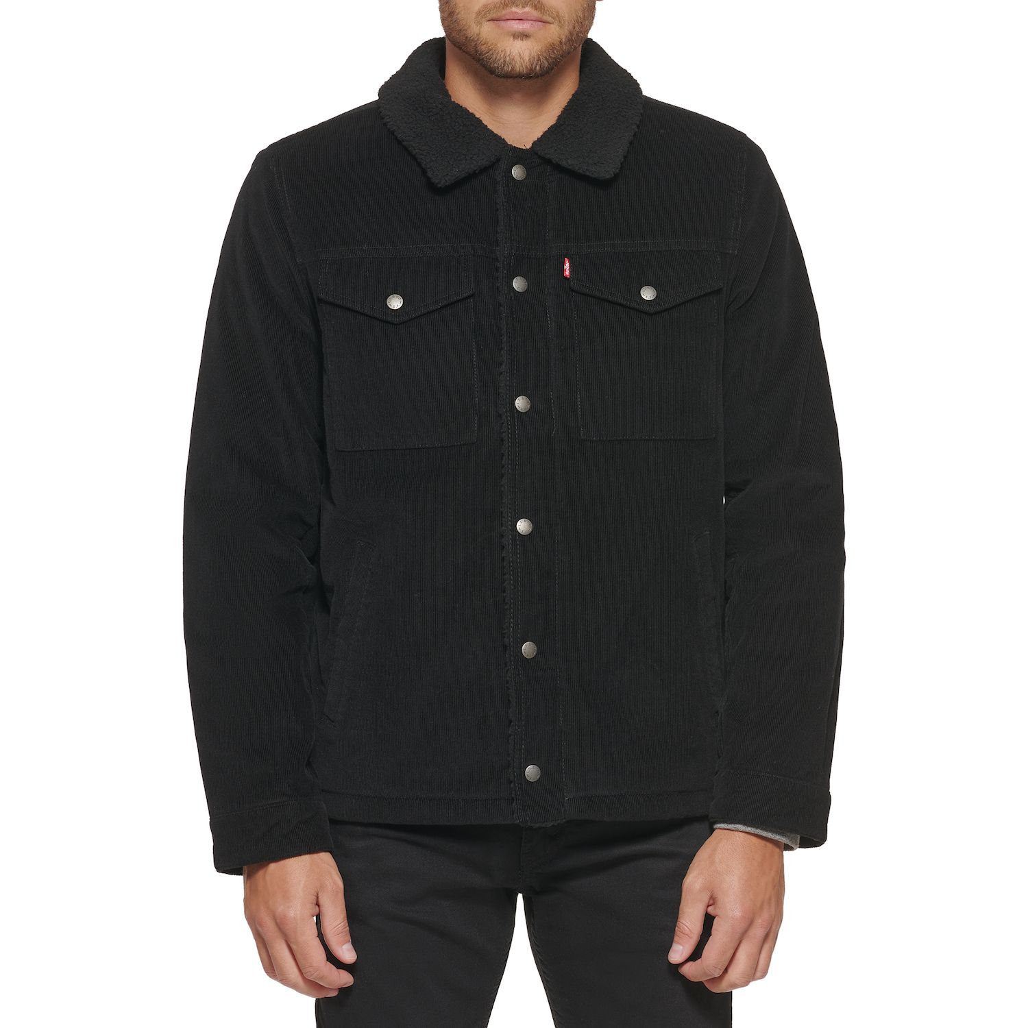 levi's men's corduroy sherpa lined trucker jacket