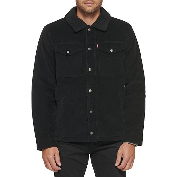 Men's Levi's® Classic Corduroy Trucker Jacket with Sherpa Lining