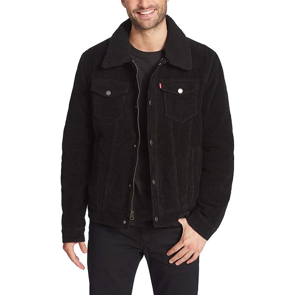 Men's Levi's® Classic Corduroy Trucker Jacket with Sherpa Lining