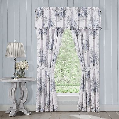Royal Court Estelle Blue Window Curtain Set