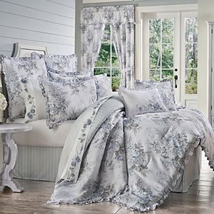 Royal Court Tessa White 4 Piece Comforter Set