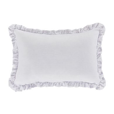Royal Court Estelle White Boudoir Decorative Throw Pillow