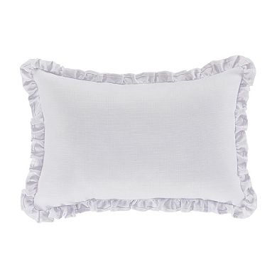 Royal Court Estelle White Boudoir Decorative Throw Pillow