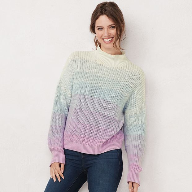 Women's LC Lauren Conrad Cable-Knit Texture Sweater
