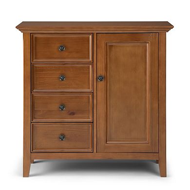Simpli Home Amherst Transitional Medium Storage Cabinet