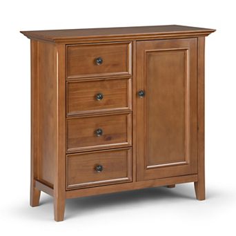 Simpli Home Amherst Transitional Medium Storage Cabinet