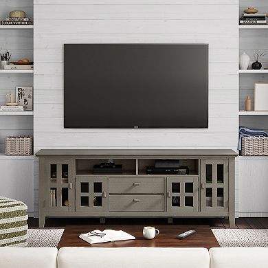 Simpli Home Artisan Contemporary 2 Drawer TV Media Stand