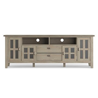 Simpli Home Artisan Contemporary 2 Drawer TV Media Stand