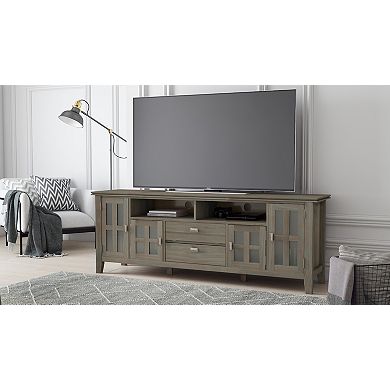 Simpli Home Artisan Contemporary 2 Drawer TV Media Stand