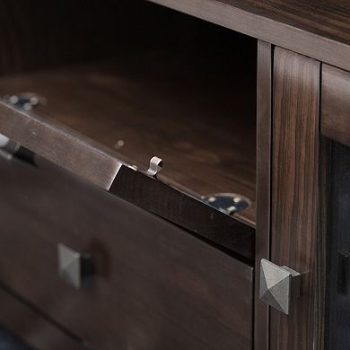 Simpli Home Cosmopolitan Contemporary TV Media Stand