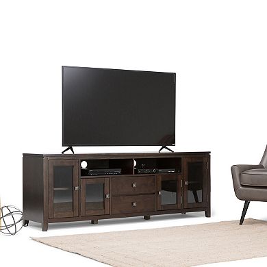 Simpli Home Cosmopolitan Contemporary TV Media Stand