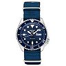 Seiko Men's Blue Nylon NATO Strap Dive Watch - SRPD87