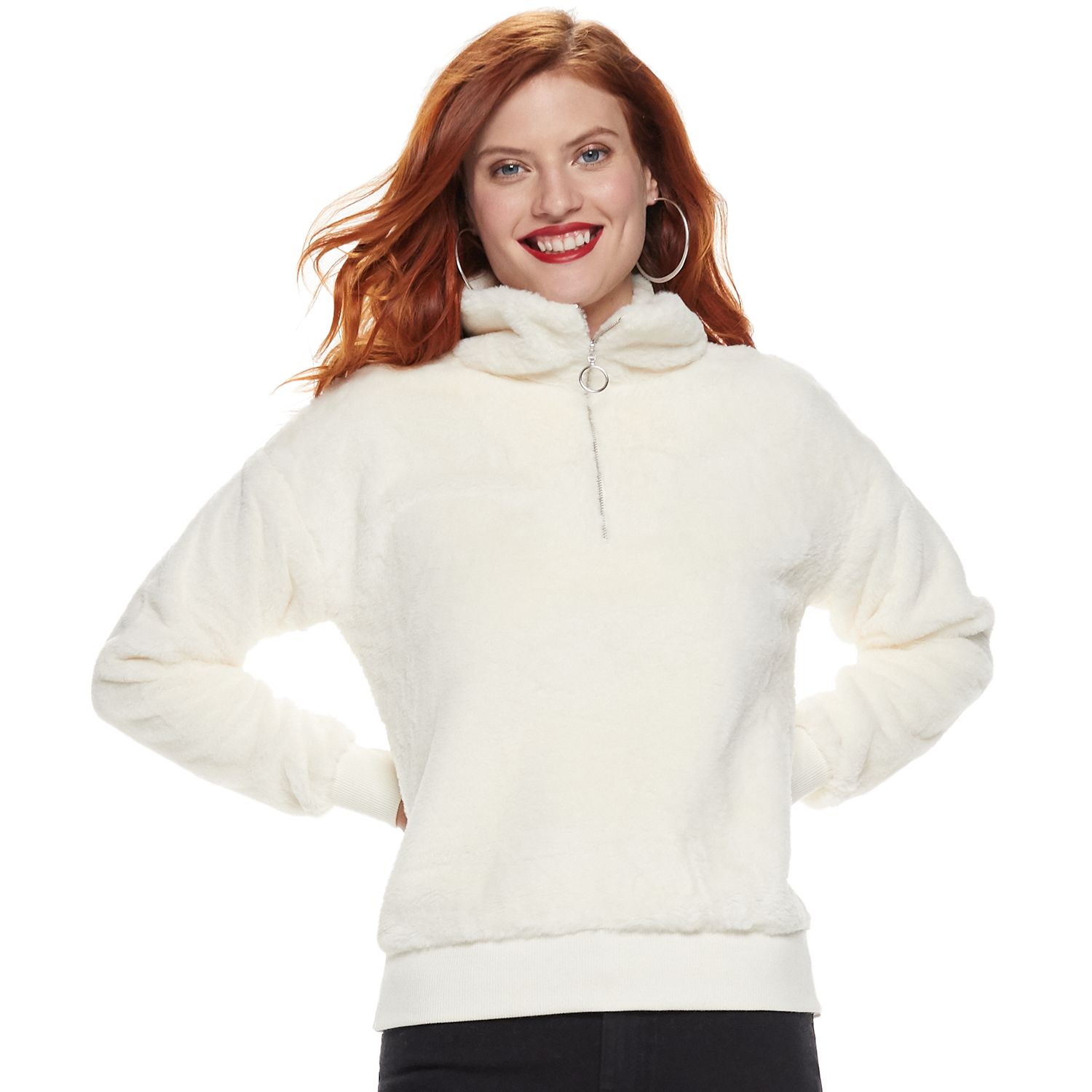 half zip sweater women's