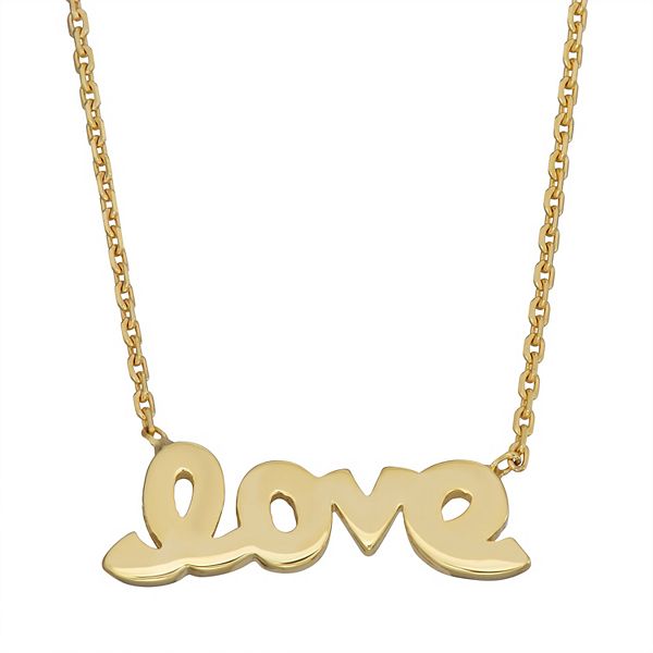 Kohls hot sale name necklace