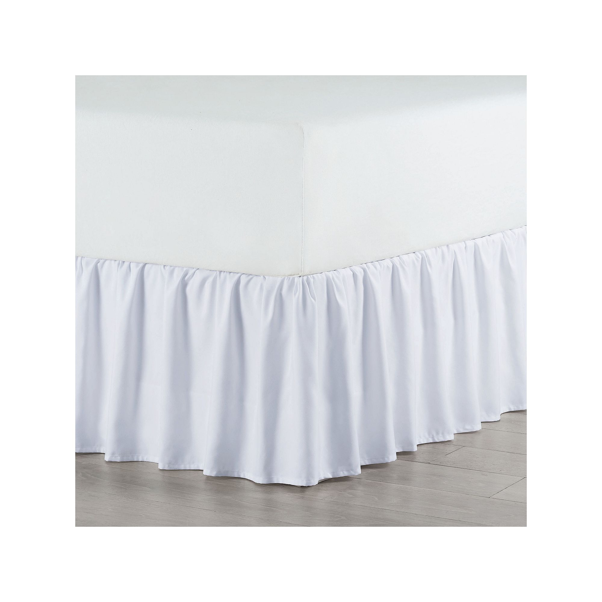 Martex Ruffle Bedskirt, Size: Full, White