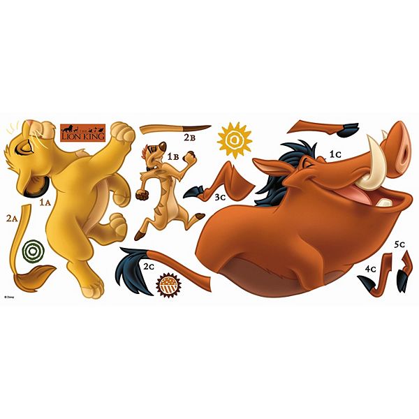 Disney S The Lion King Wall Decals By Roommates - Disney Lion King Wall Stickers