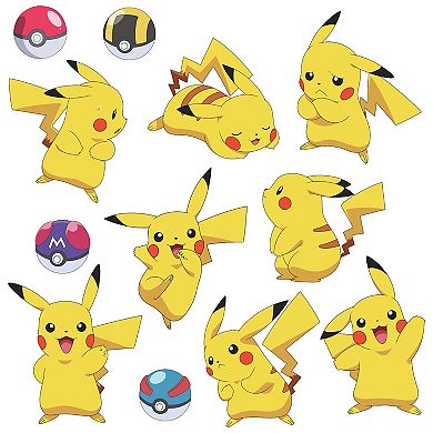 Pokemon Pikachu Wall Decals by RoomMates