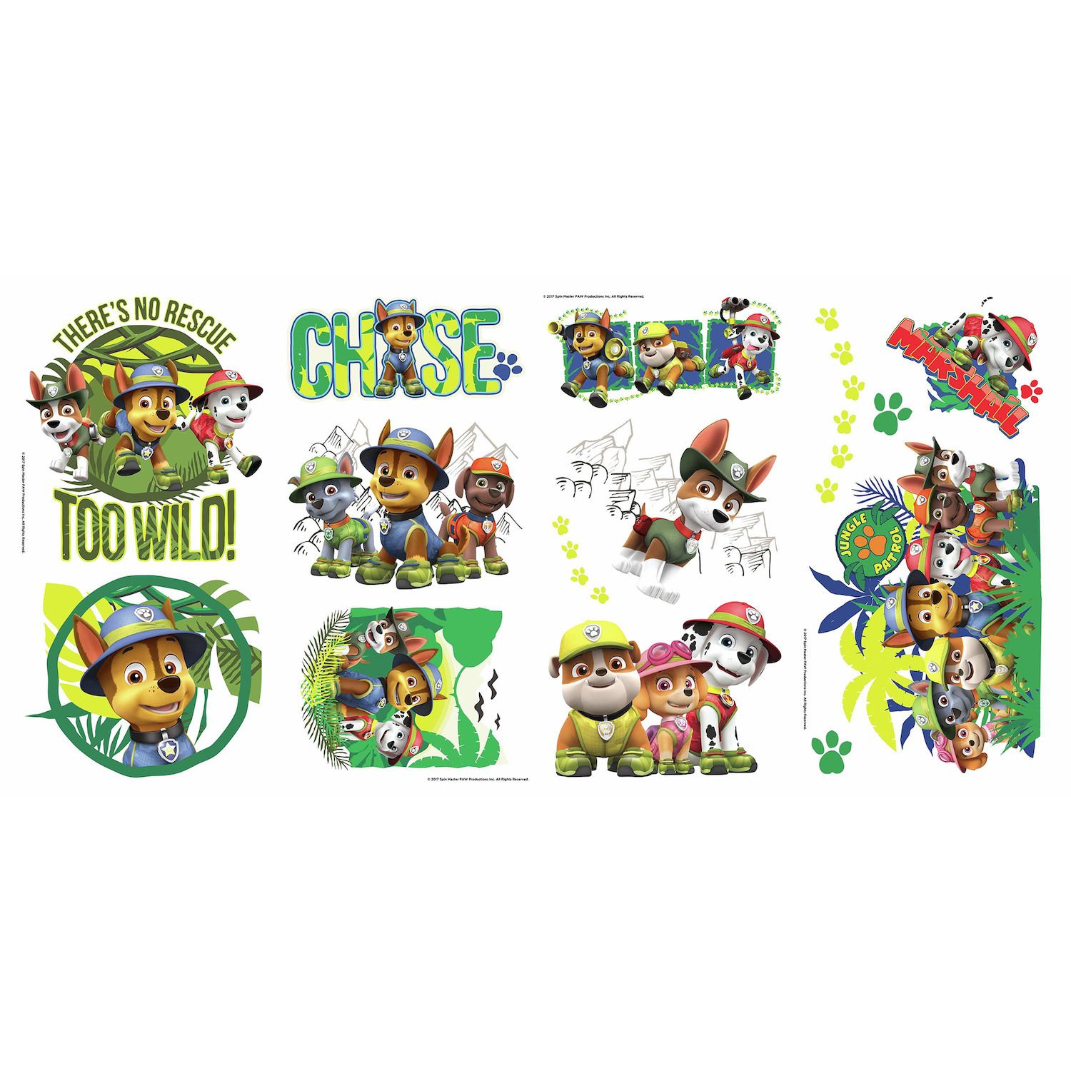 paw patrol jungle characters