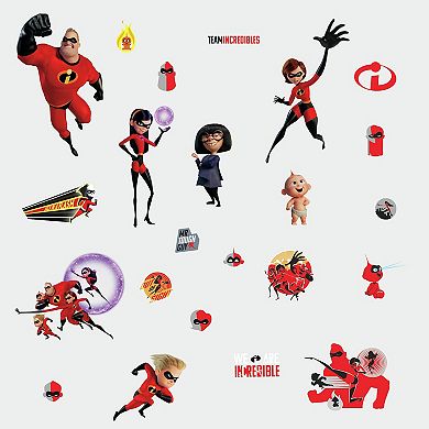 Disney / Pixar's Incredibles 2 Wall Decals by RoomMates
