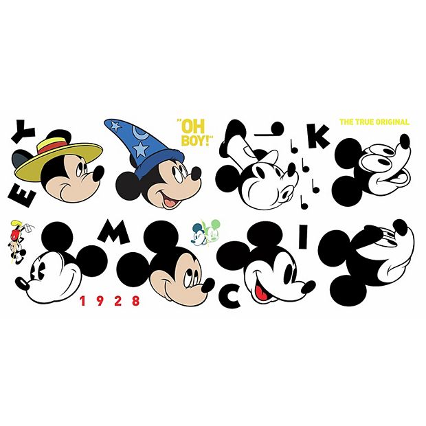 Disney Mickey Mouse Classic 90th Anniversary Peel & Stick Wall