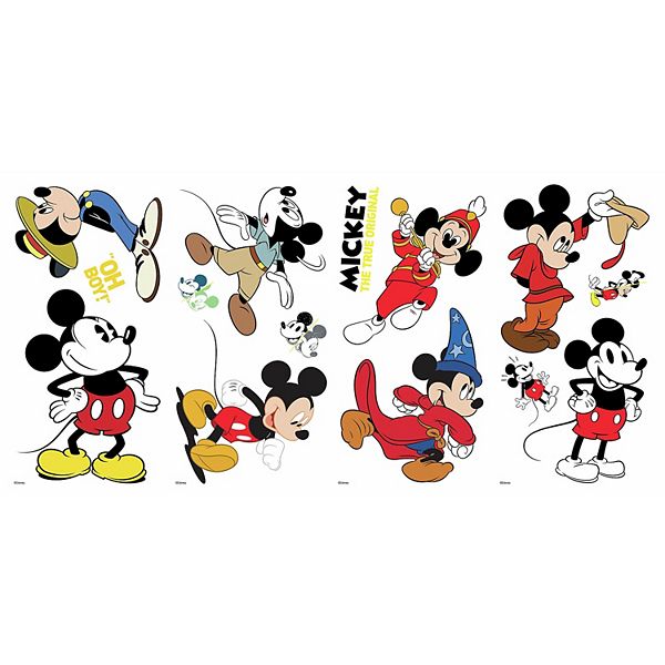 Disney's Mickey Mouse Original 90th Anniversary Wall Decals by RoomMates