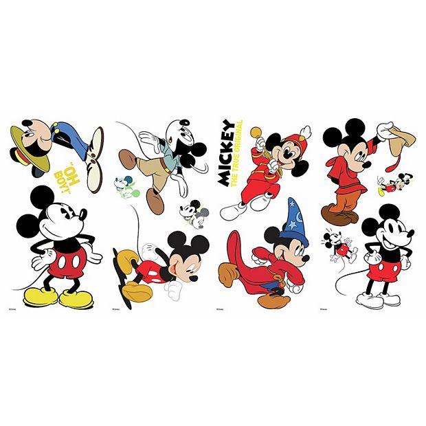 Self-adhesive Wall Sticker Disney Classic Minnie And Mickey Mouse