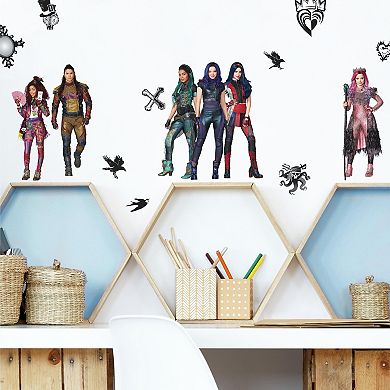 Disney's Descendants 3 Peel & Stick Wall Decals 28-piece Set by RoomMates