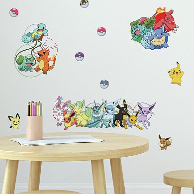 RoomMates Pokemon Favorite Character Peel & Stick Wall Decals 