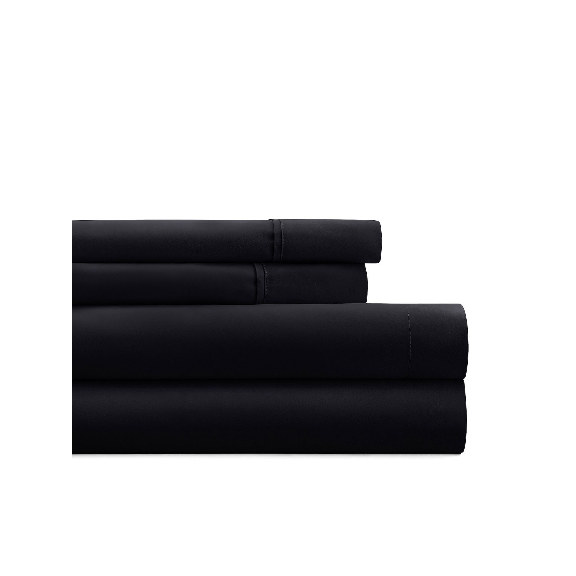 Home Collection Premium Ultra Soft Sheet Set or Pillowcases, Black