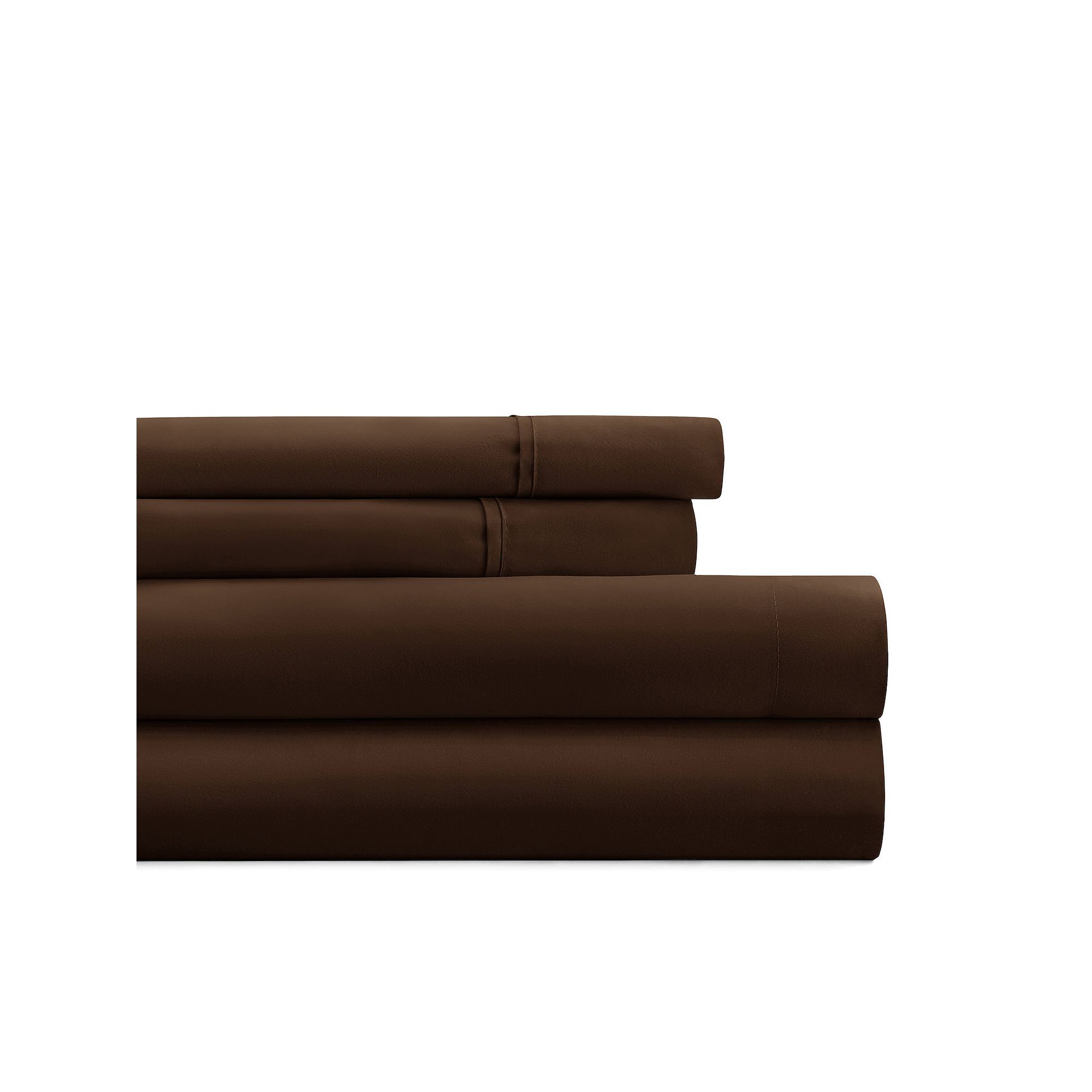 Home Collection Premium Ultra Soft Sheet Set or Pillowcases, Brown