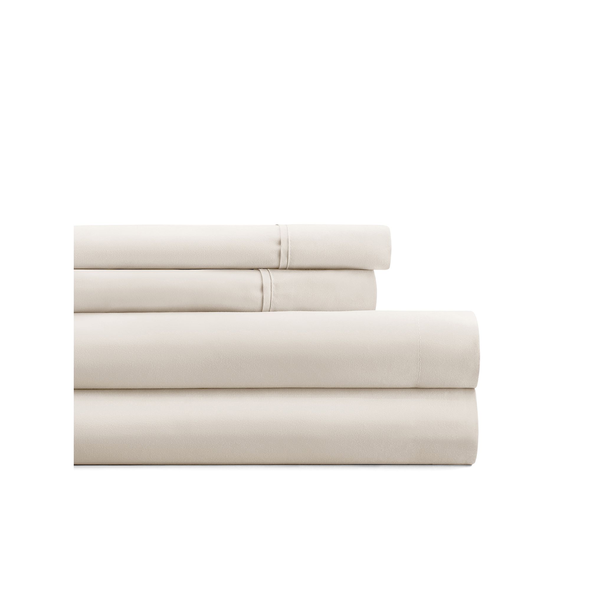 Home Collection Premium Ultra Soft Sheet Set or Pillowcases, Ivory