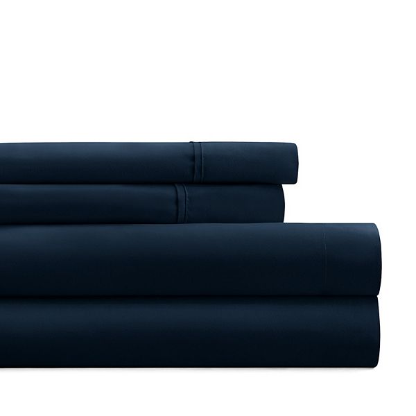 Home Collection Premium Ultra Soft Sheet Set or Pillowcases - Navy (CKING SET)