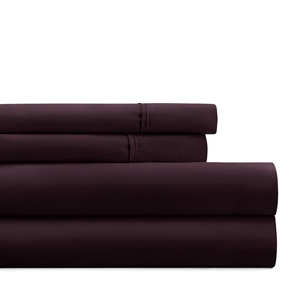 Home Collection Premium Ultra Soft Sheet Set or Pillowcases - Purple (KG PC 2PK)