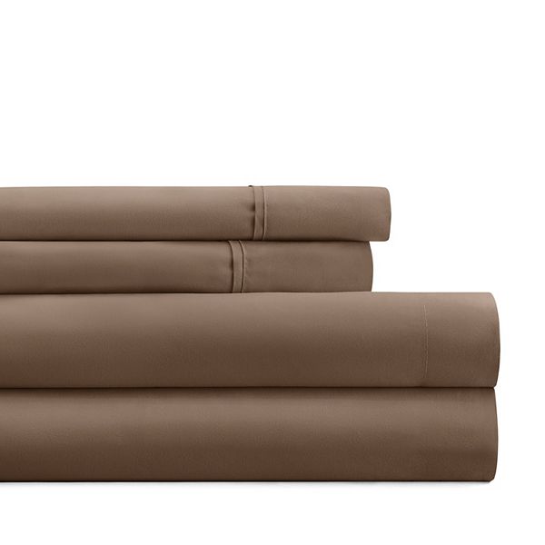 Home Collection Premium Ultra Soft Sheet Set or Pillowcases - Taupe (KG PC 2PK)