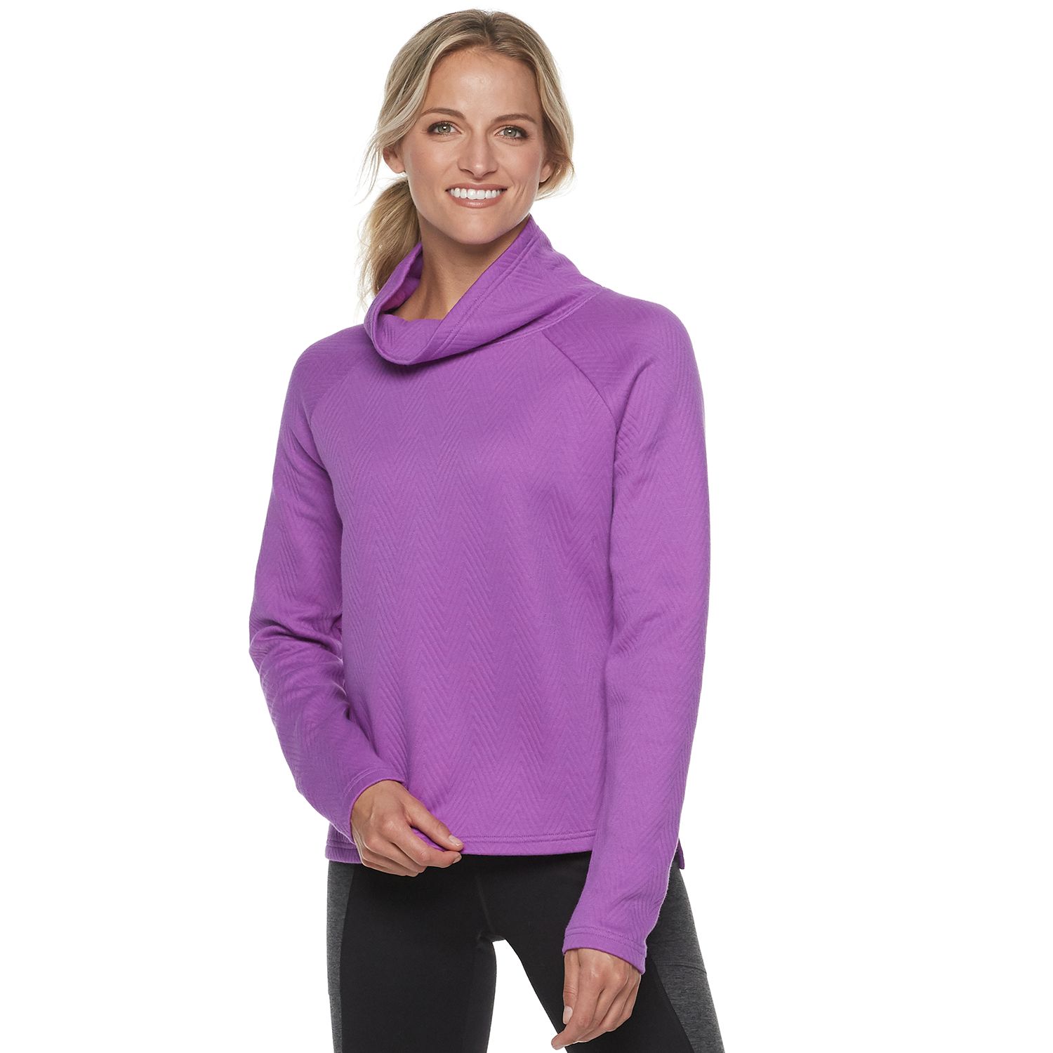 tek gear mock turtleneck