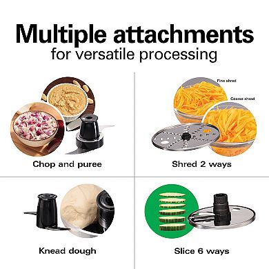 Hamilton Beach Stack & Snap 8-Cup Food Processor