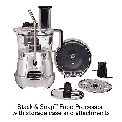 Hamilton Beach Stack & Snap 8-Cup Food Processor