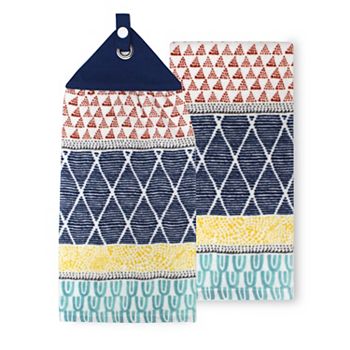 5pk Kitchen Towel & Dishcloth Set Nautical - Design Imports