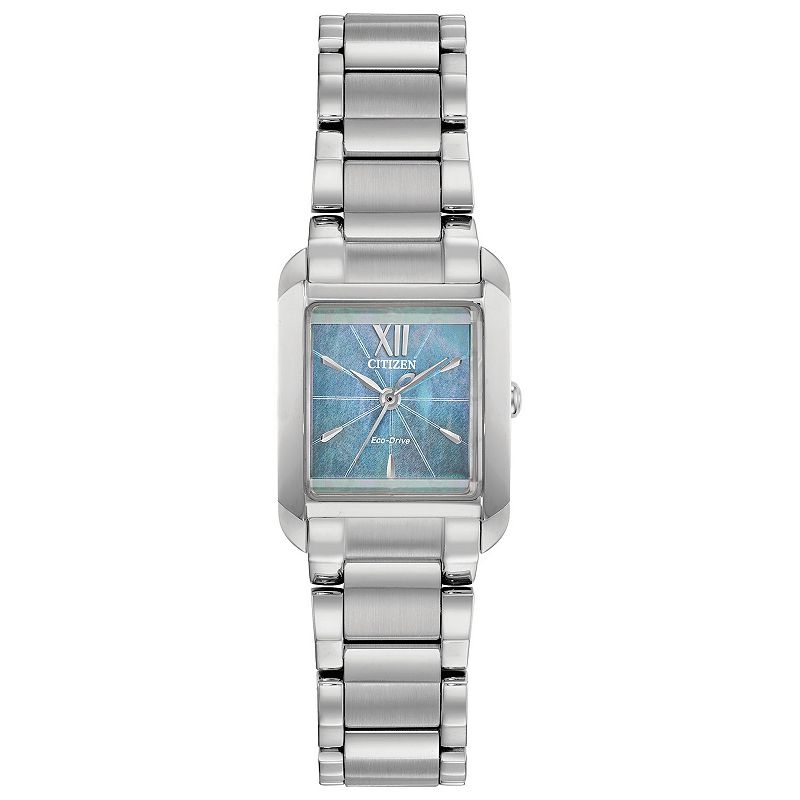 Citizen Eco-Drive Women's Blue Dial Watch - EW5551-56N, Size: Small, Silver Tone